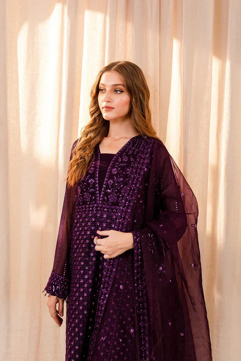Farasha | Ritizer Festive Formals | Purple Dazzle - Rang-e-Khaas