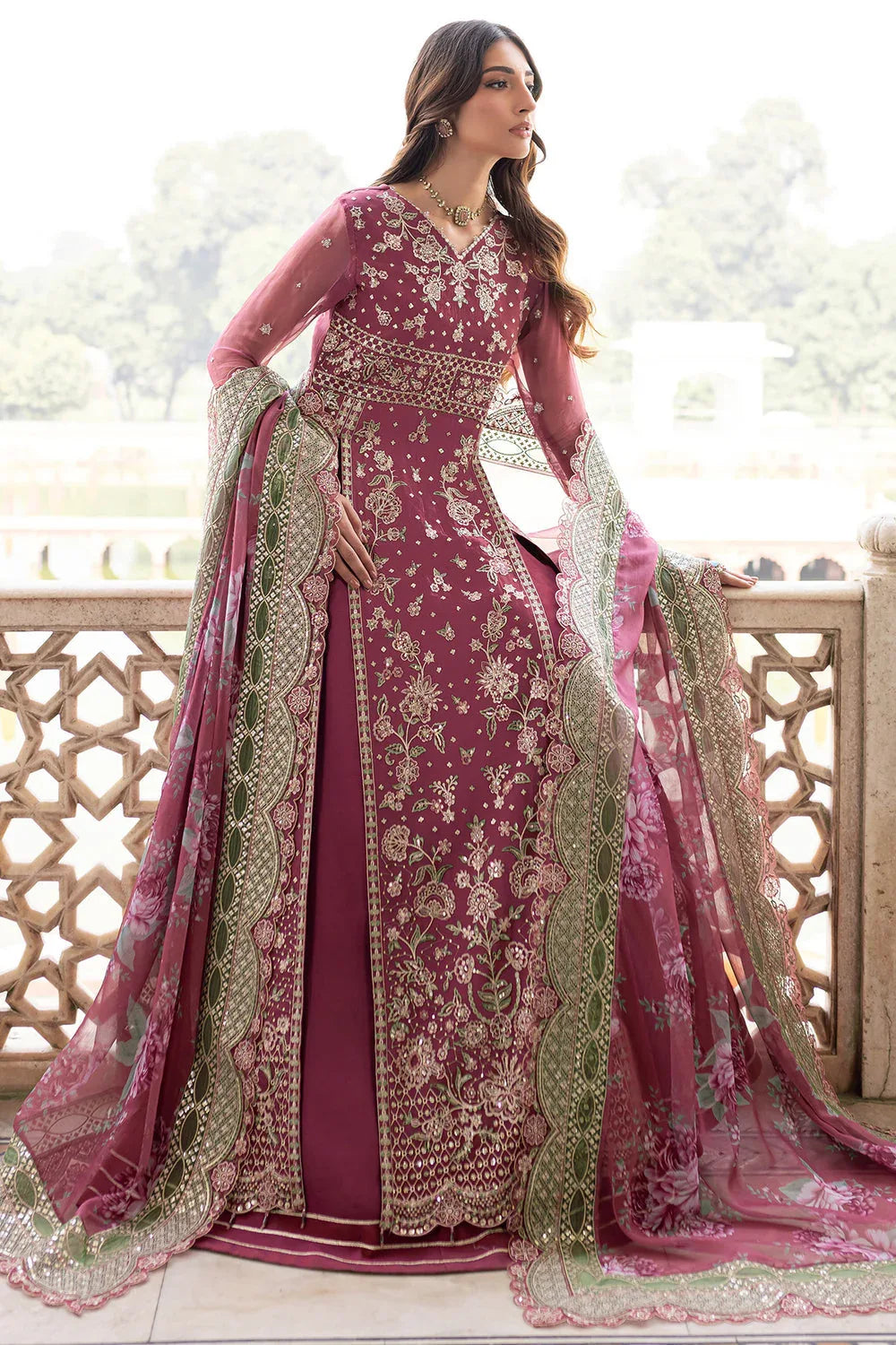 Farasha | Ritzier Wedding Formals |  Regal Rose - Rang-e-Khaas