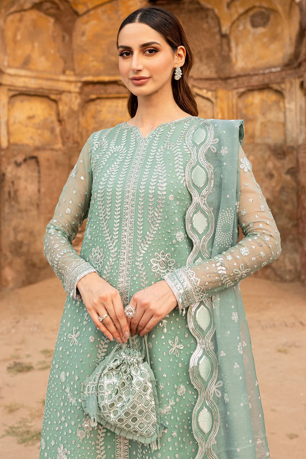 Farasha | Ritzier Wedding Formals | Ocean Light - Rang-e-Khaas