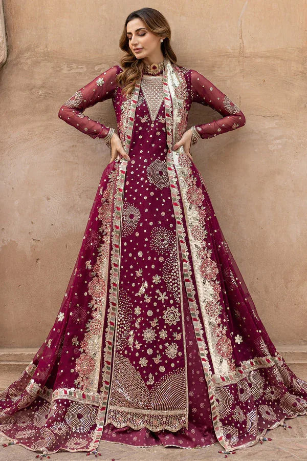 Farasha | Ritzier Wedding Formals | Scarlet Charm - Rang-e-Khaas