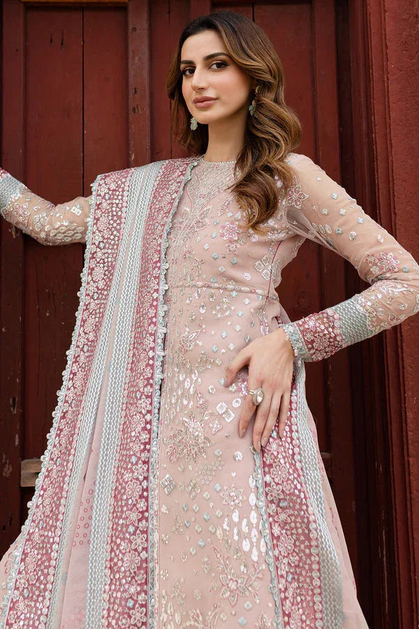 Farasha | Ritzier Wedding Formals | Satin Rose - Rang-e-Khaas