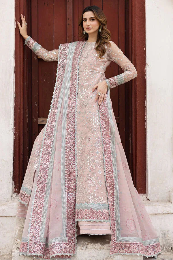 Farasha | Ritzier Wedding Formals | Satin Rose - Rang-e-Khaas