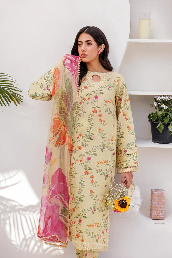 Farasha | Printed Essentials | PASTEL GLEAM - Rang-e-Khaas