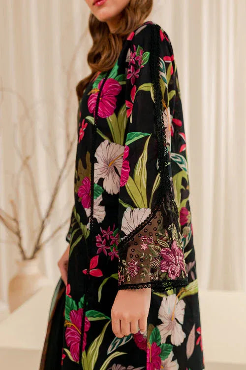 Farasha | Printed Essentials | EBONY PASSION - Rang-e-Khaas