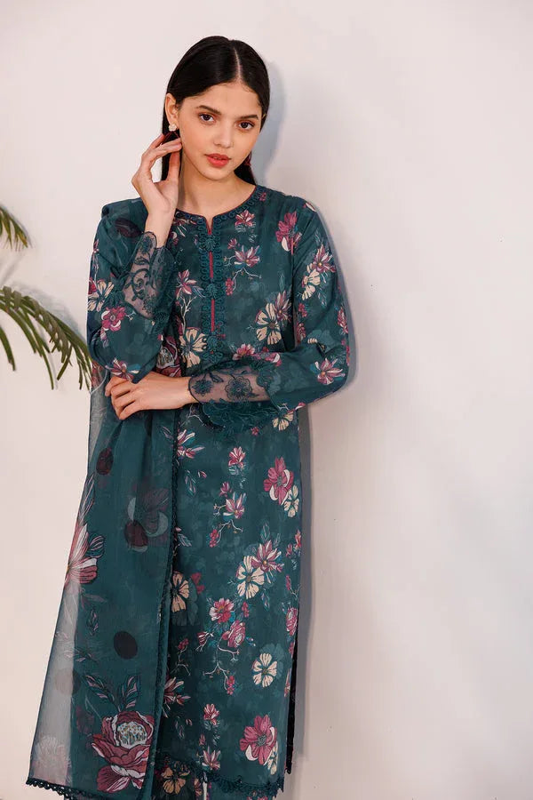 Farasha | Printed Essentials | FLORAL HAZE - Rang-e-Khaas