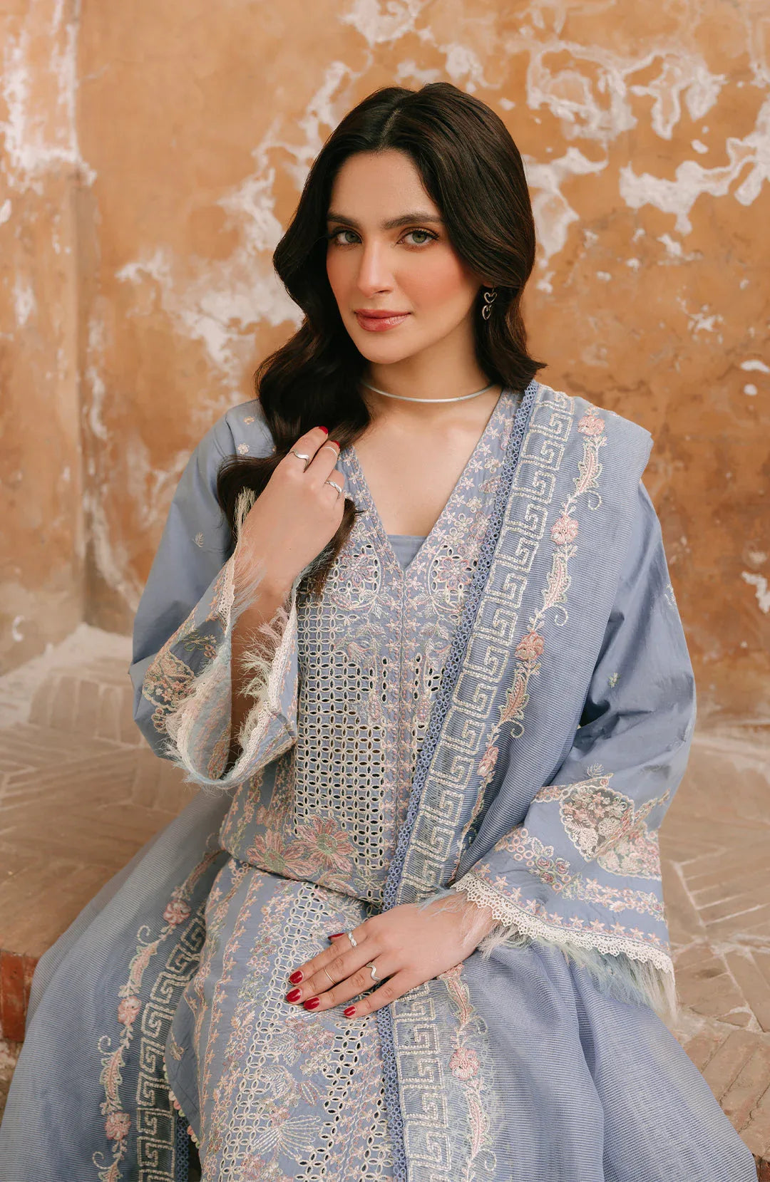 Fiona | Sarang Lawn 25 | Aysel - Rang-e-Khaas