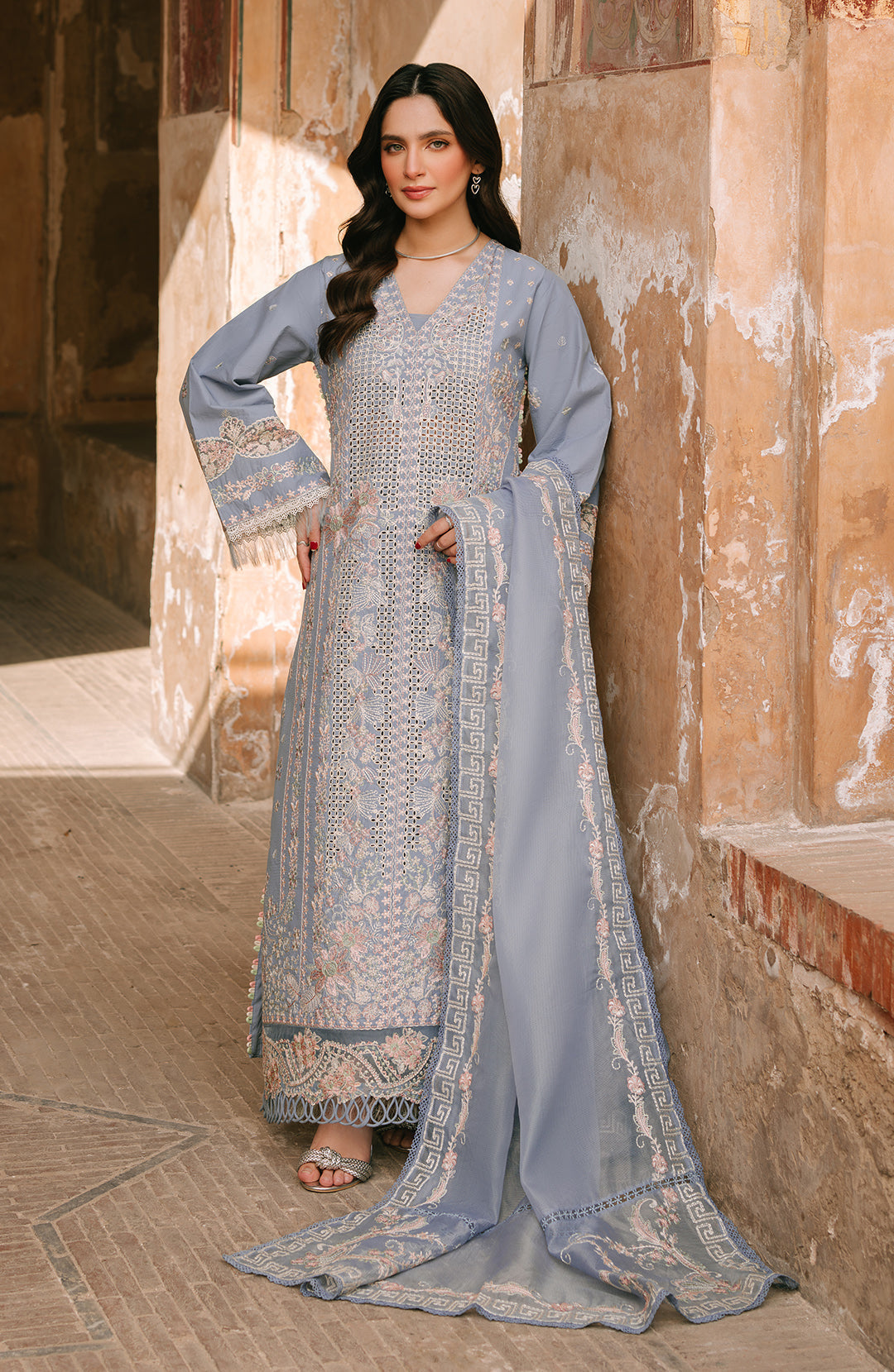 Fiona | Sarang Lawn 25 | Aysel - Rang-e-Khaas