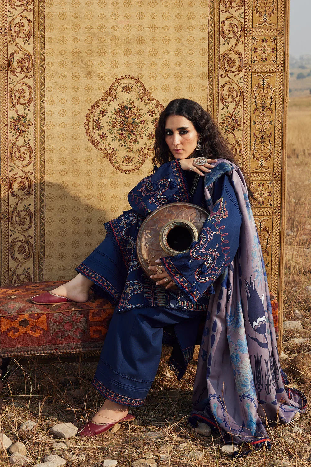Saira Rizwan | Winter Khaddar 25 | MAHRUKH-SRW25-08 - Rang-e-Khaas