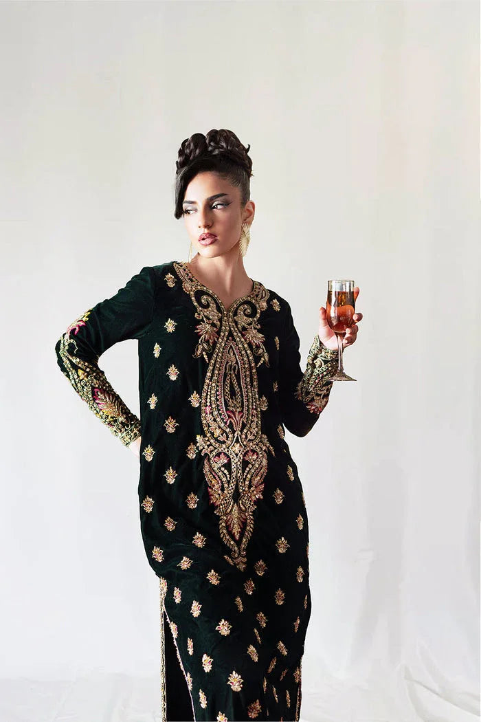 Saira Rizwan | Velvet Pret 25 | EMERA-SRVP25-10 - Rang-e-Khaas