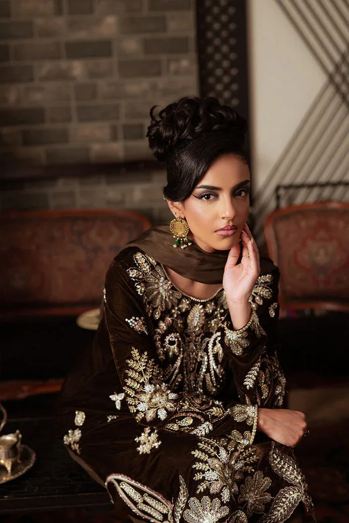 Saira Rizwan | Velvet Pret 25 | GURR-SRVP25-09 - Rang-e-Khaas