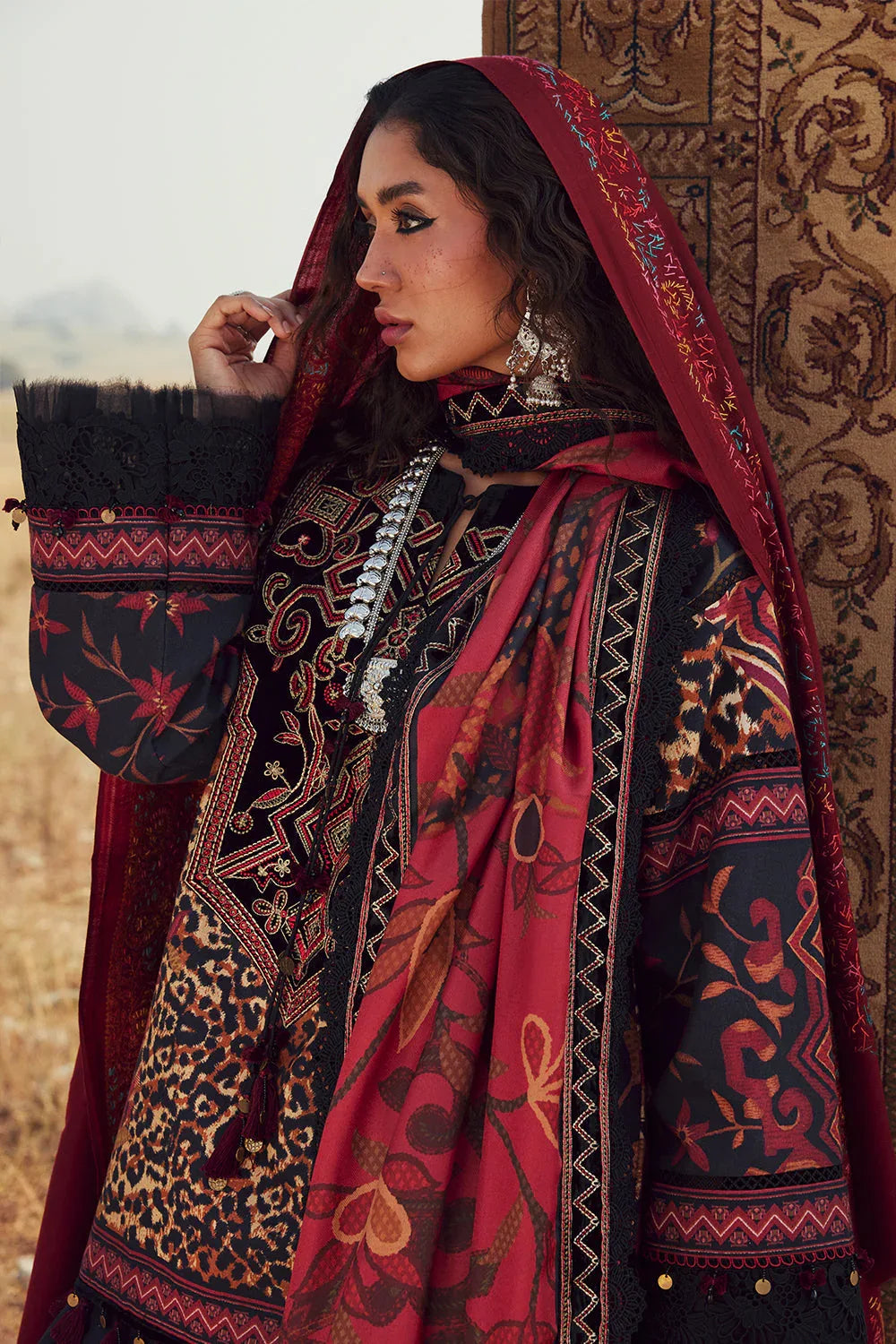 Saira Rizwan | Winter Khaddar 25 | NAZ-SRW25-09 - Rang-e-Khaas