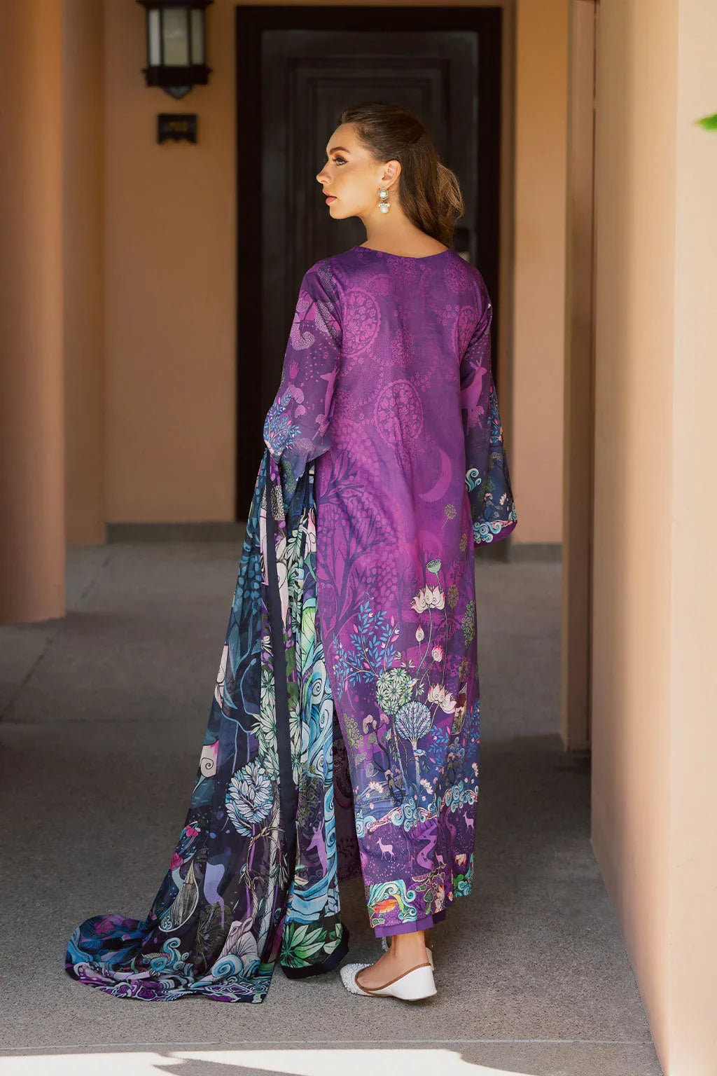 Ramsha | Ghazal Luxury Lawn | G-305 - Rang-e-Khaas