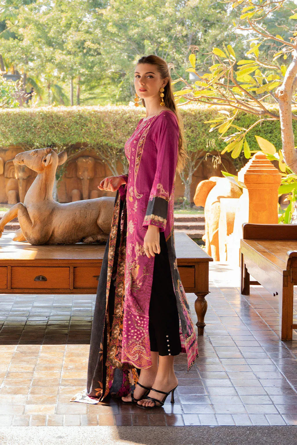 Ramsha | Ghazal Luxury Lawn | G-311 - Rang-e-Khaas