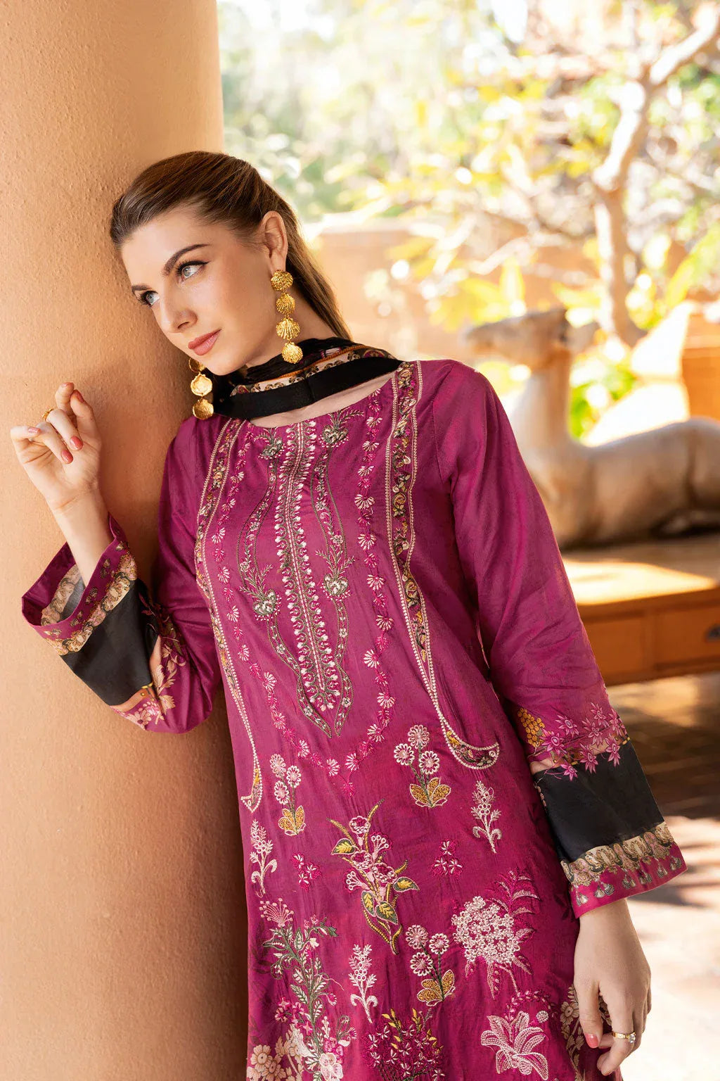 Ramsha | Ghazal Luxury Lawn | G-311 - Rang-e-Khaas