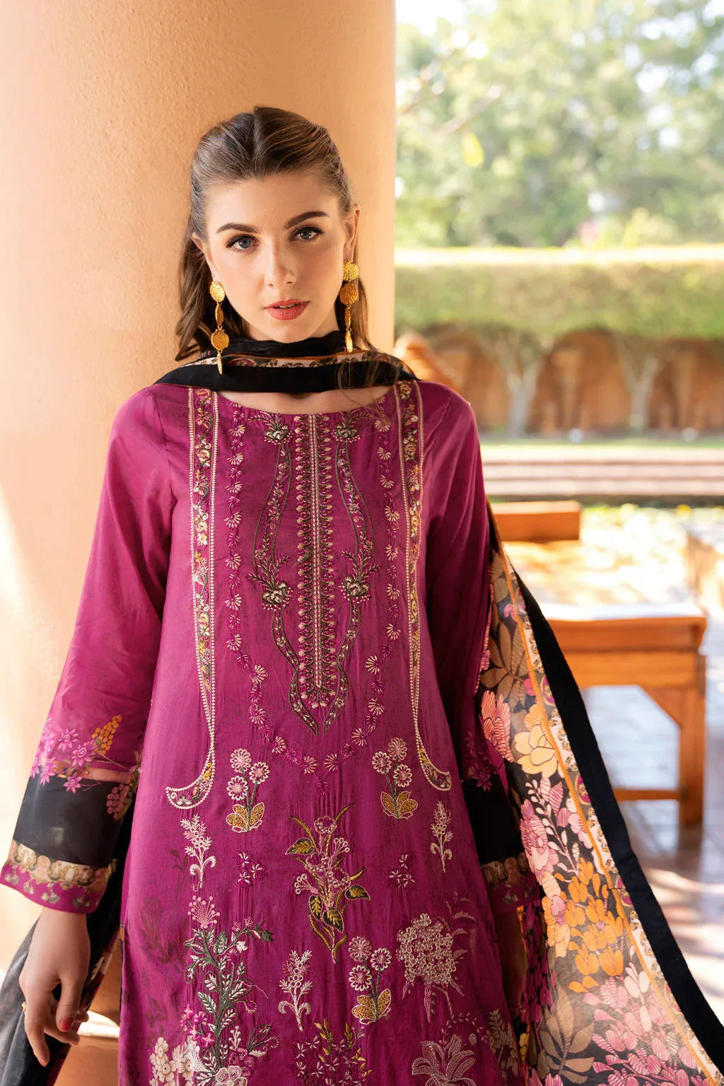 Ramsha | Ghazal Luxury Lawn | G-311 - Rang-e-Khaas