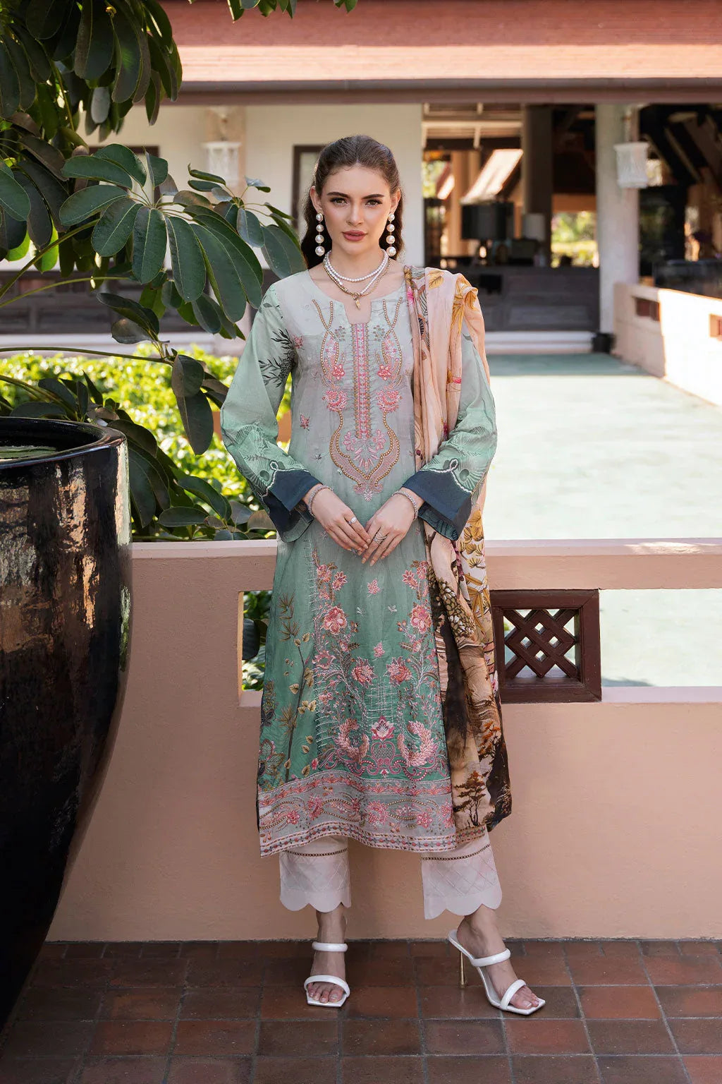 Ramsha | Ghazal Luxury Lawn | G-312 - Rang-e-Khaas