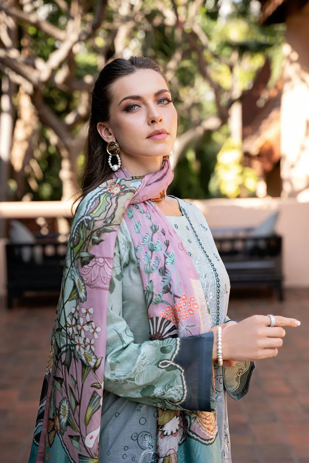 Ramsha | Ghazal Luxury Lawn | G-306 - Rang-e-Khaas