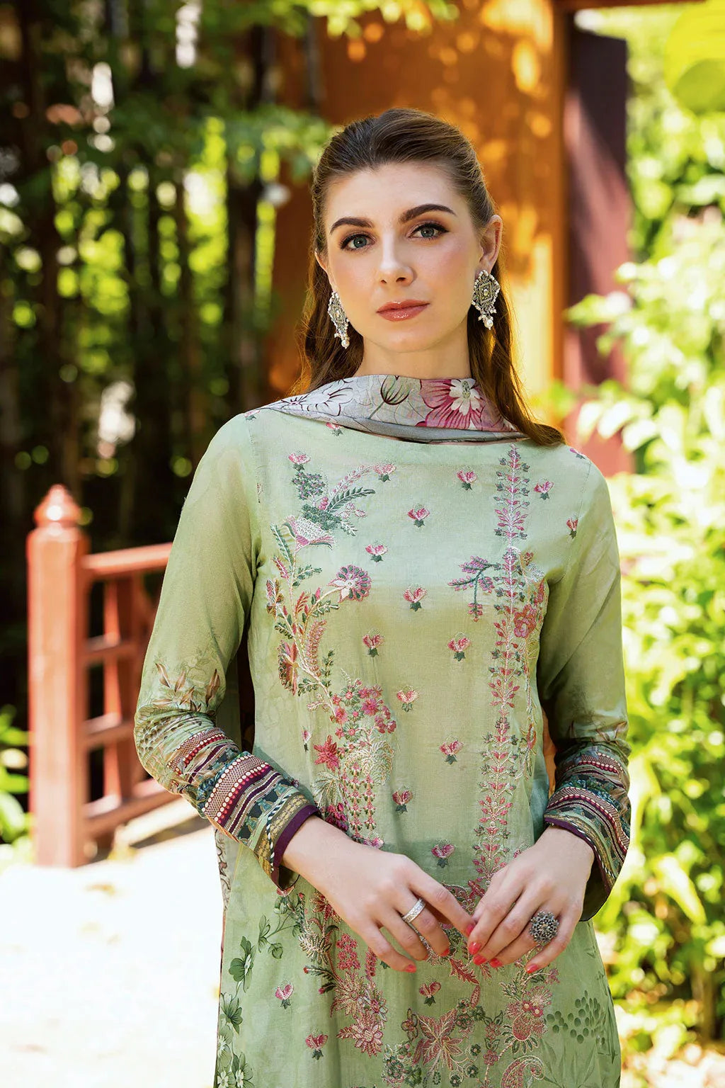 Ramsha | Ghazal Luxury Lawn | G-304 - Rang-e-Khaas