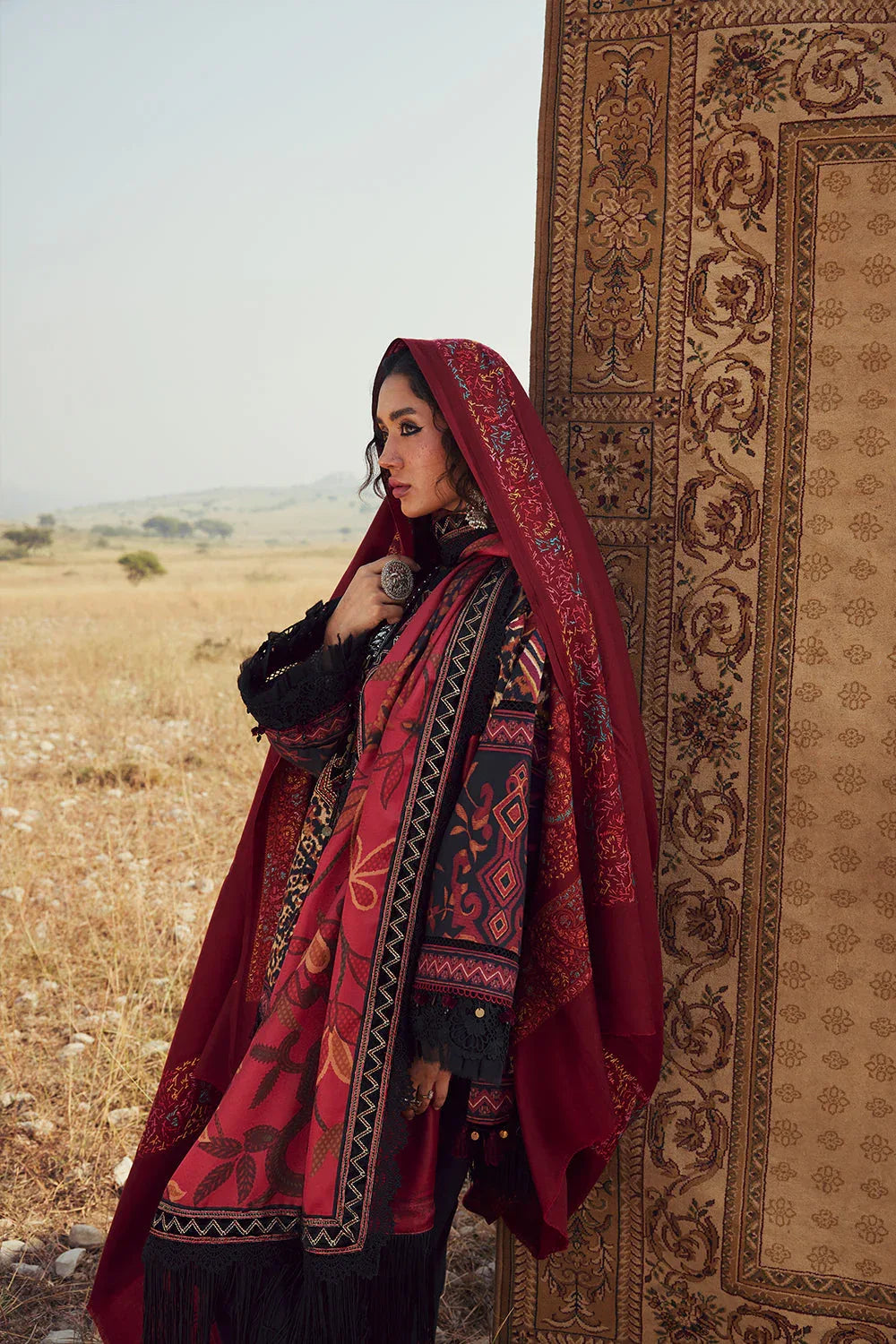 Saira Rizwan | Winter Khaddar 25 | NAZ-SRW25-09 - Rang-e-Khaas