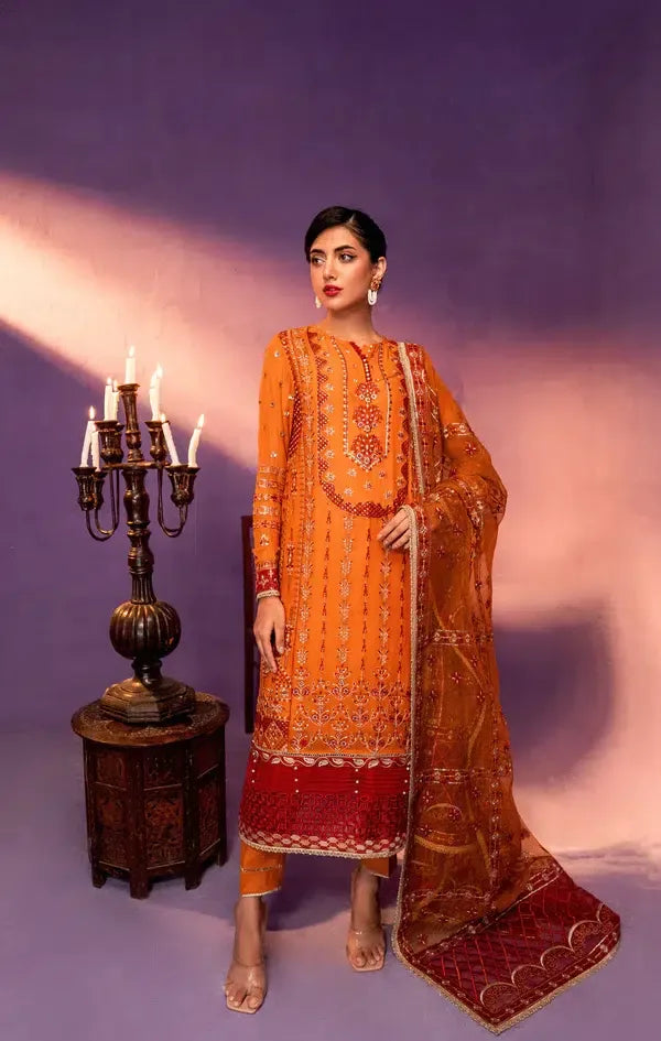 Gisele | Zarish Festive Collection 23 | Gul Makai - Rang-e-Khaas