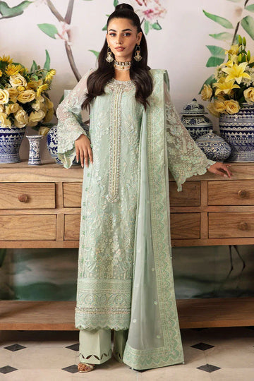 Gulaal | Embroidered Chiffon 24 | Jade - Rang-e-Khaas