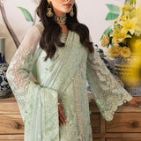 Gulaal | Embroidered Chiffon 24 | Jade