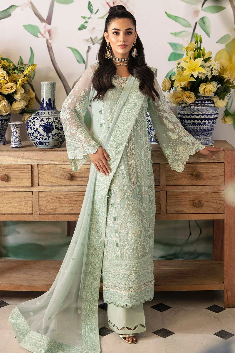 Gulaal | Embroidered Chiffon 24 | Jade - Rang-e-Khaas