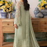 Gulaal | Embroidered Chiffon 24 | Jade