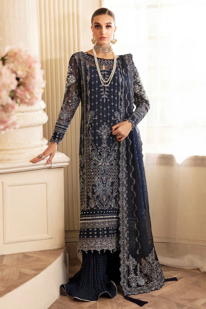 Gulaal | Embroidered Chiffon 24 | Evara - Rang-e-Khaas