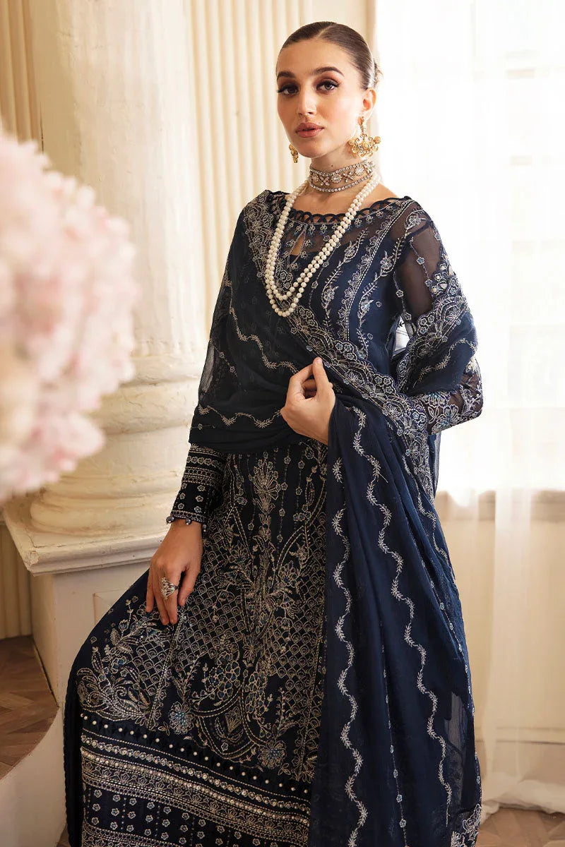 Gulaal | Embroidered Chiffon 24 | Evara - Rang-e-Khaas