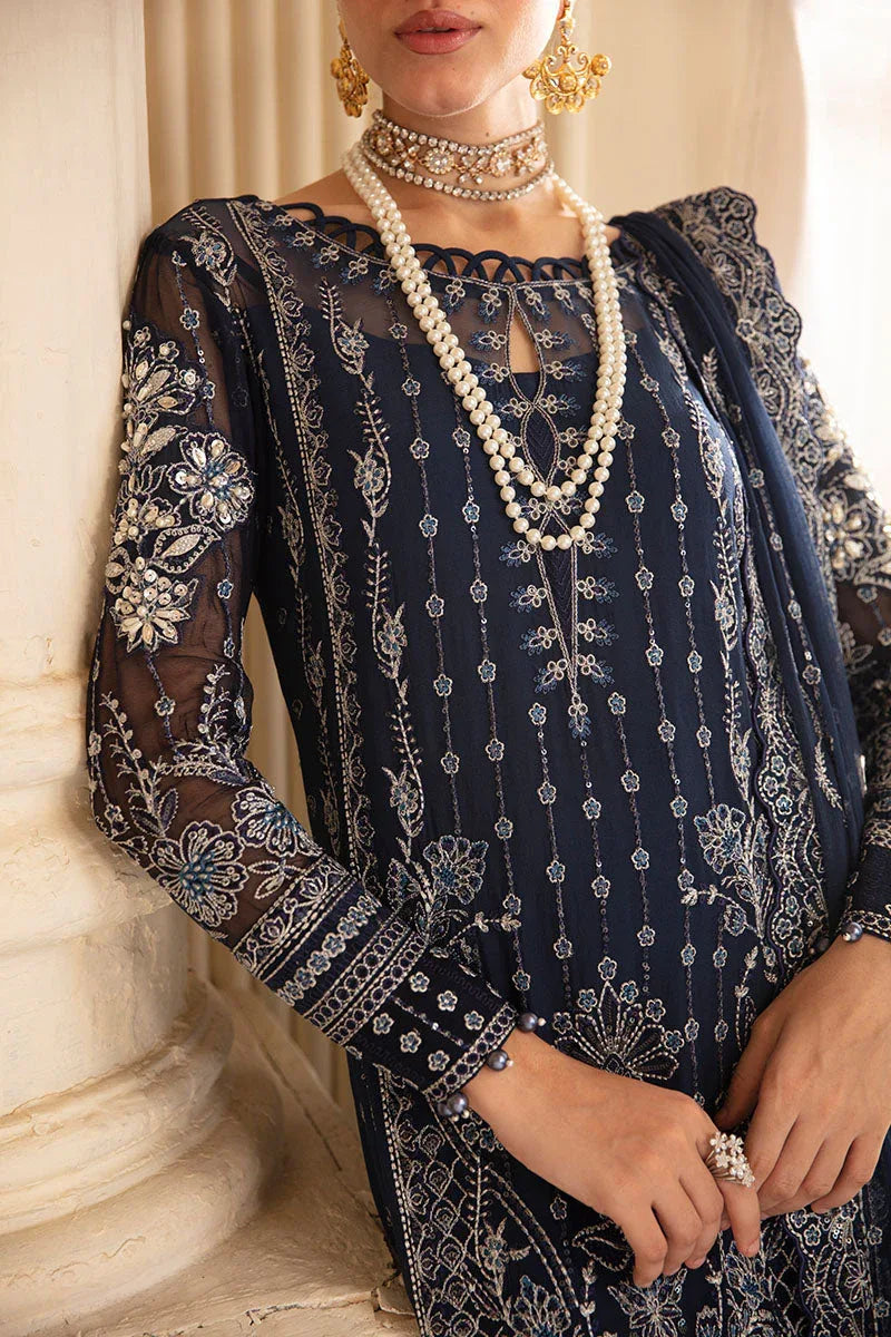 Gulaal | Embroidered Chiffon 24 | Evara - Rang-e-Khaas