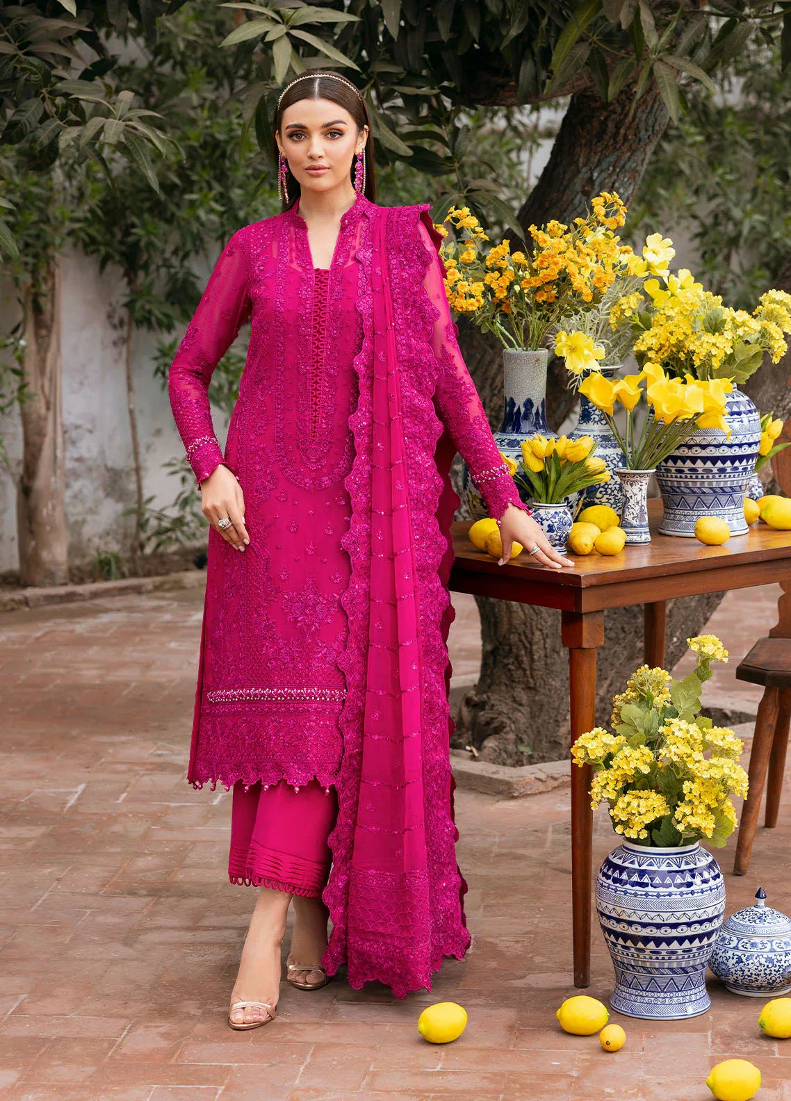Gulaal | Reverie Embroidered Chiffon | ZEVIRA - Rang-e-Khaas
