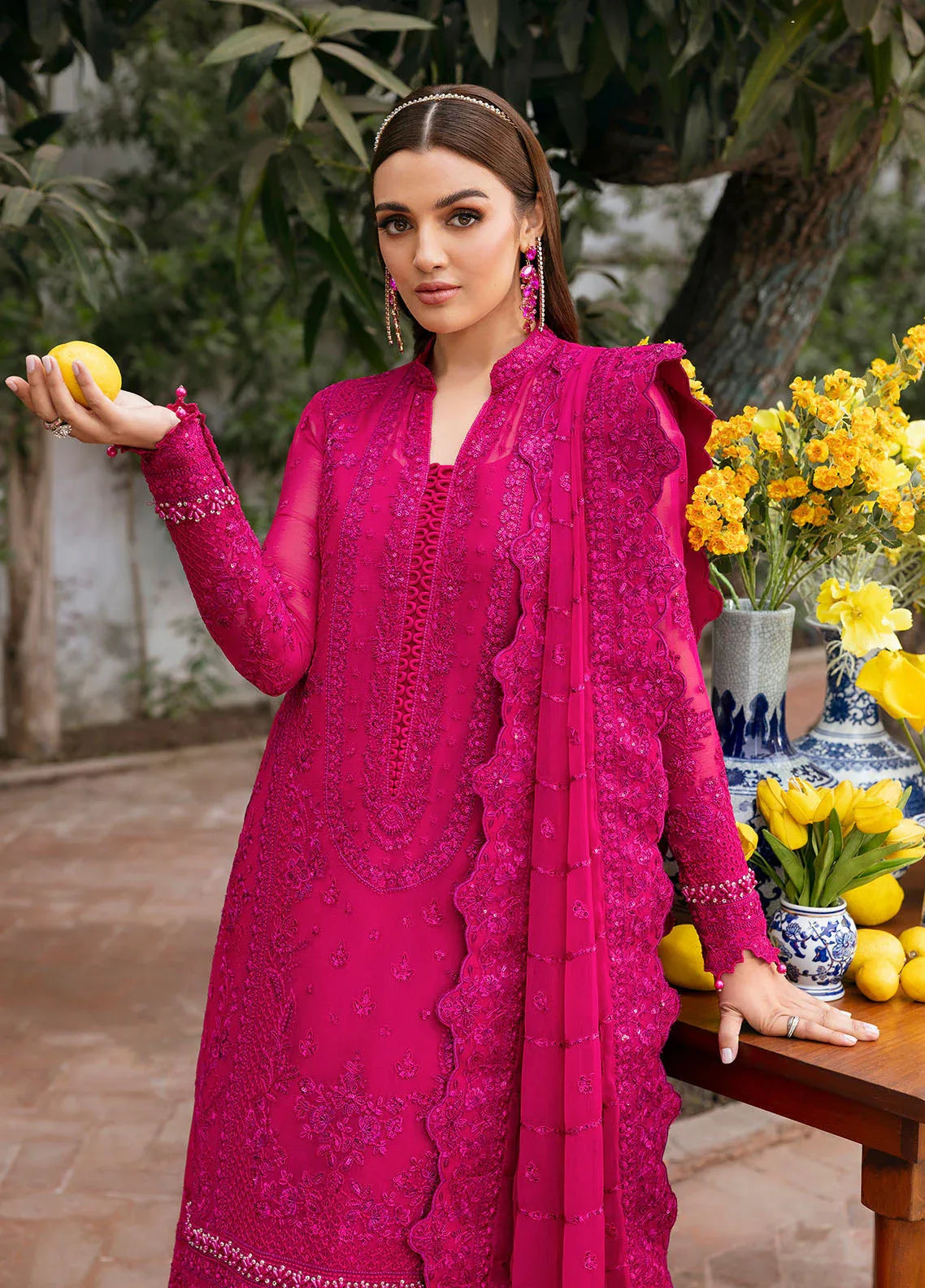 Gulaal | Reverie Embroidered Chiffon | ZEVIRA - Rang-e-Khaas