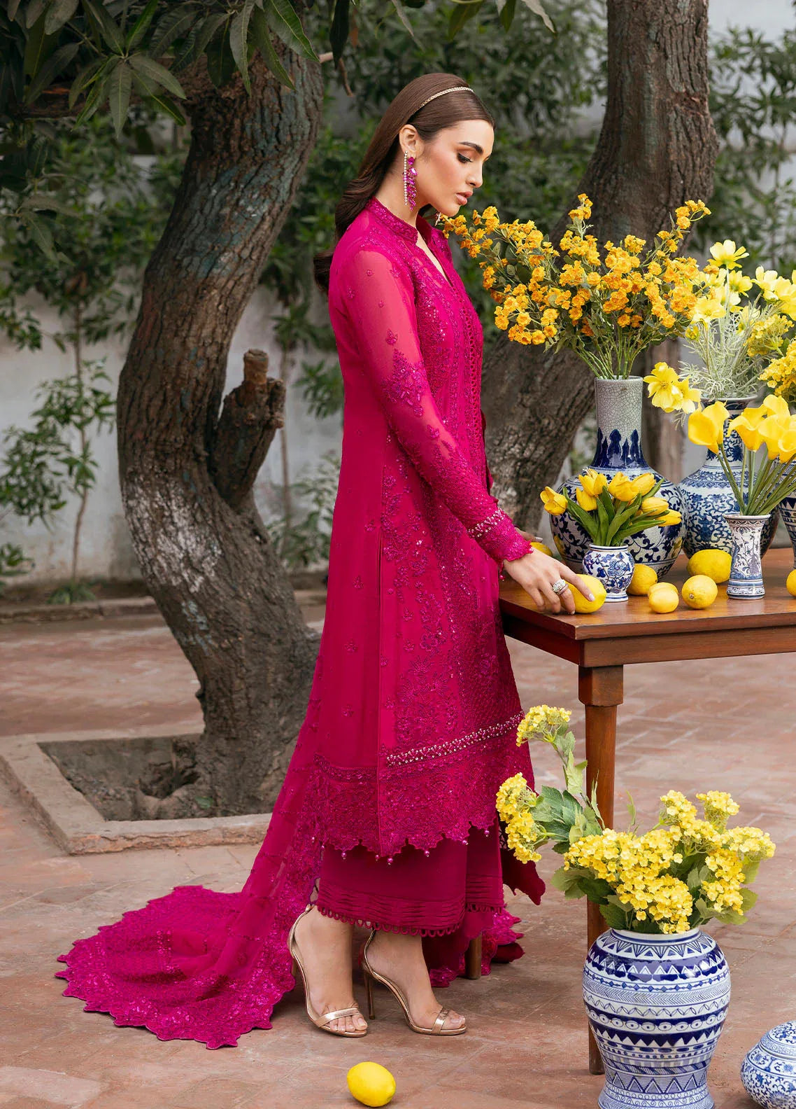 Gulaal | Reverie Embroidered Chiffon | ZEVIRA - Rang-e-Khaas