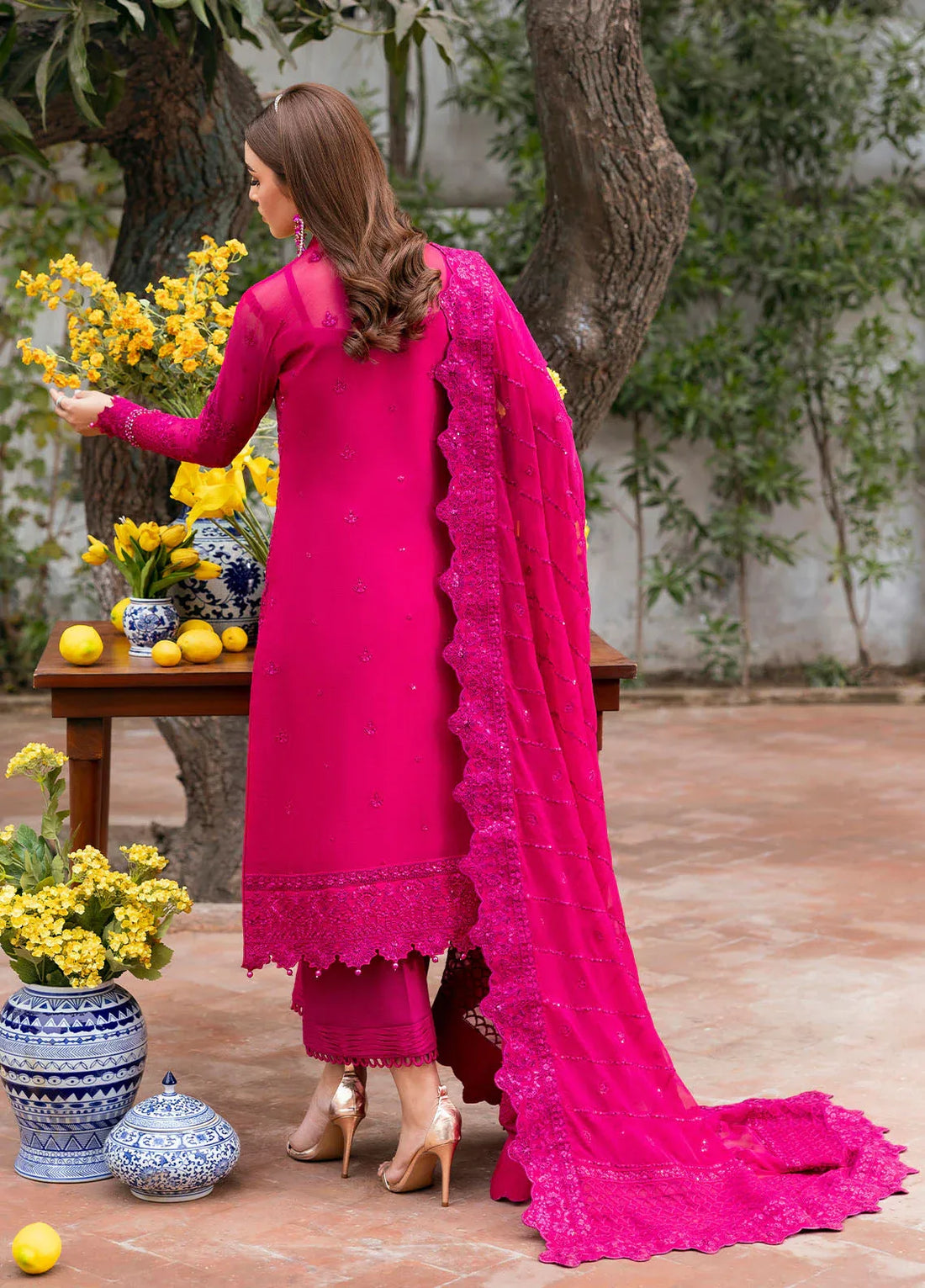 Gulaal | Reverie Embroidered Chiffon | ZEVIRA - Rang-e-Khaas