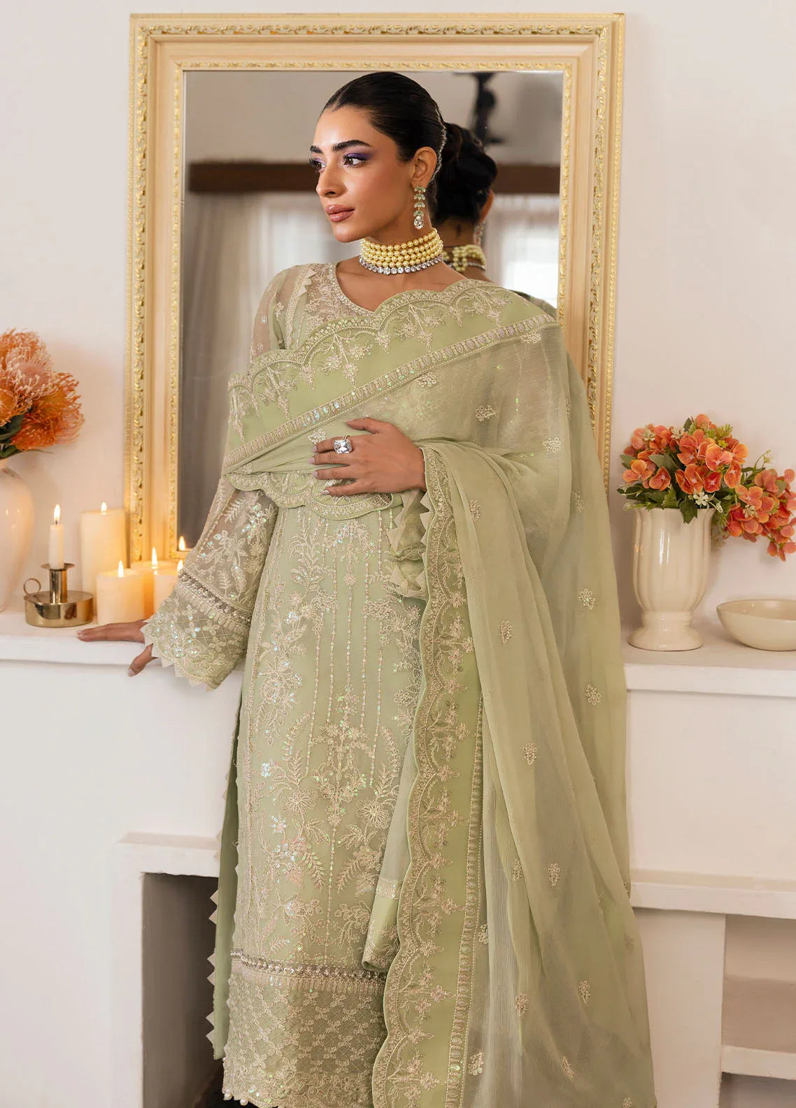 Gulaal | Reverie Embroidered Chiffon | VIRIDA - Rang-e-Khaas