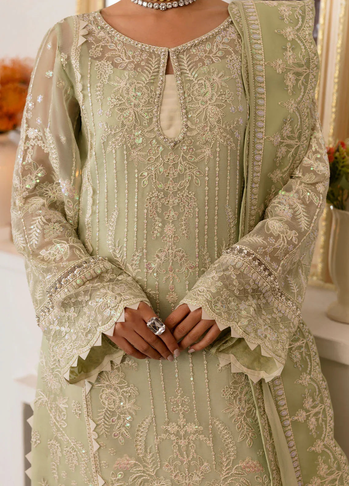 Gulaal | Reverie Embroidered Chiffon | VIRIDA - Rang-e-Khaas