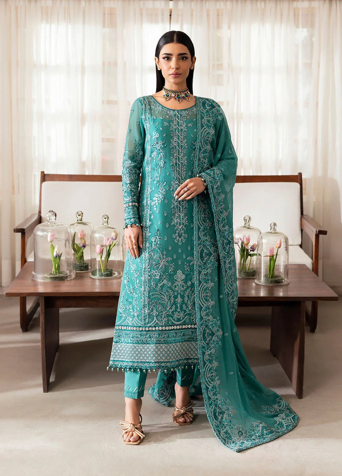 Gulaal | Reverie Embroidered Chiffon | MIRAL - Rang-e-Khaas