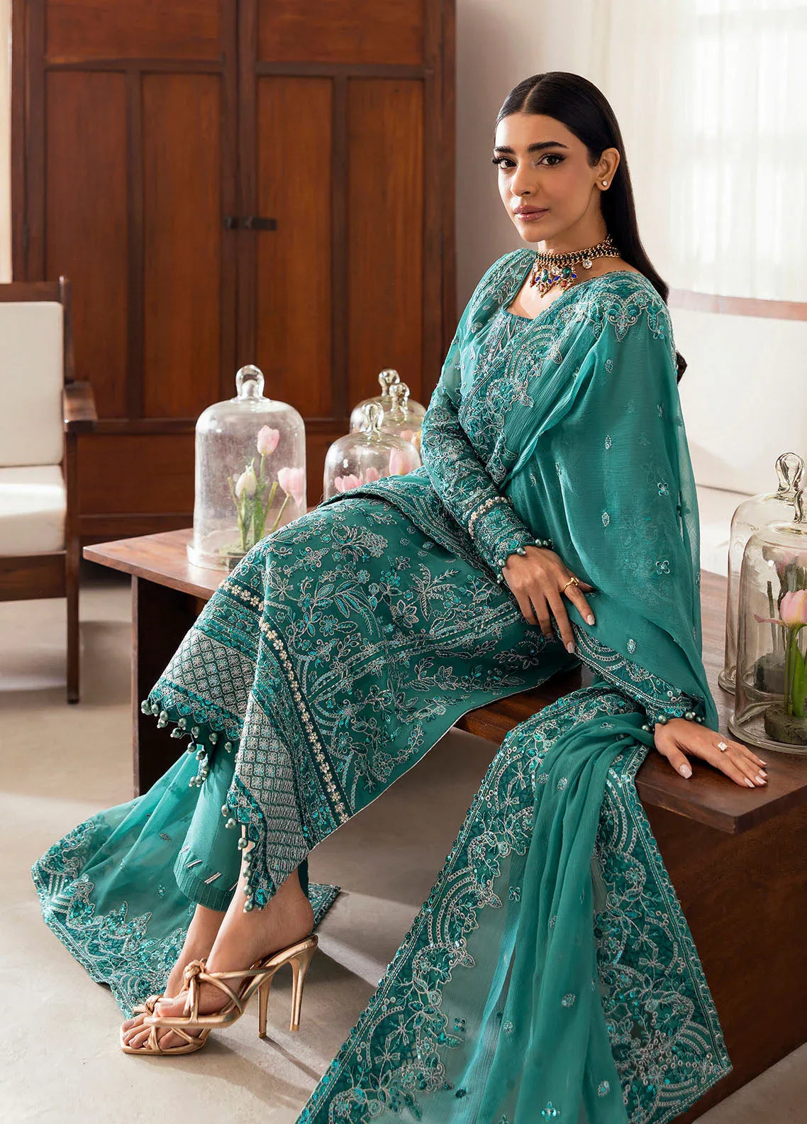 Gulaal | Reverie Embroidered Chiffon | MIRAL - Rang-e-Khaas