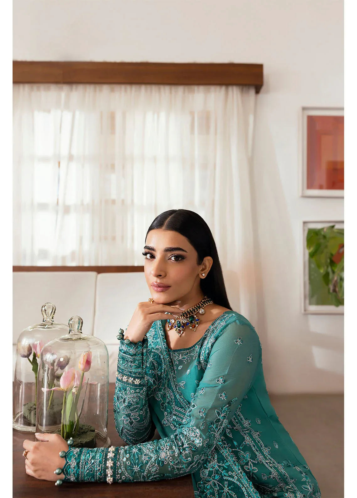 Gulaal | Reverie Embroidered Chiffon | MIRAL - Rang-e-Khaas