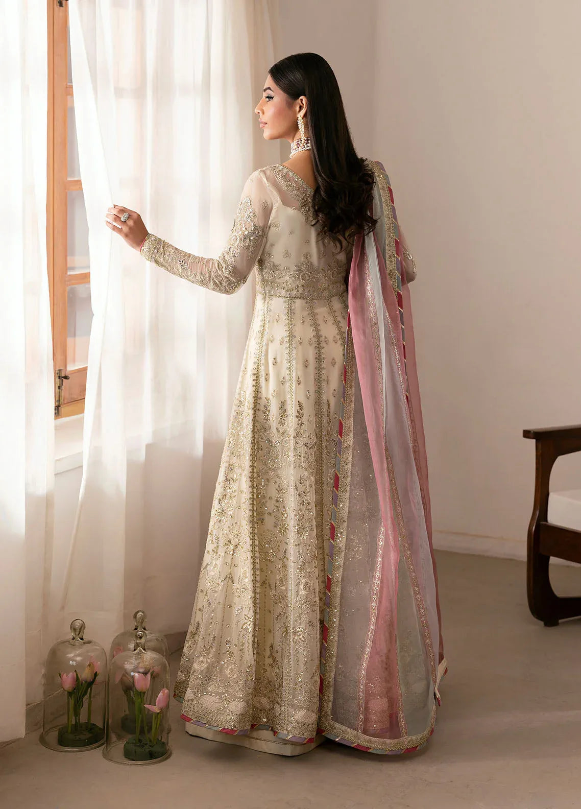 Gulaal | Reverie Embroidered Chiffon | CHIRAGH - Rang-e-Khaas