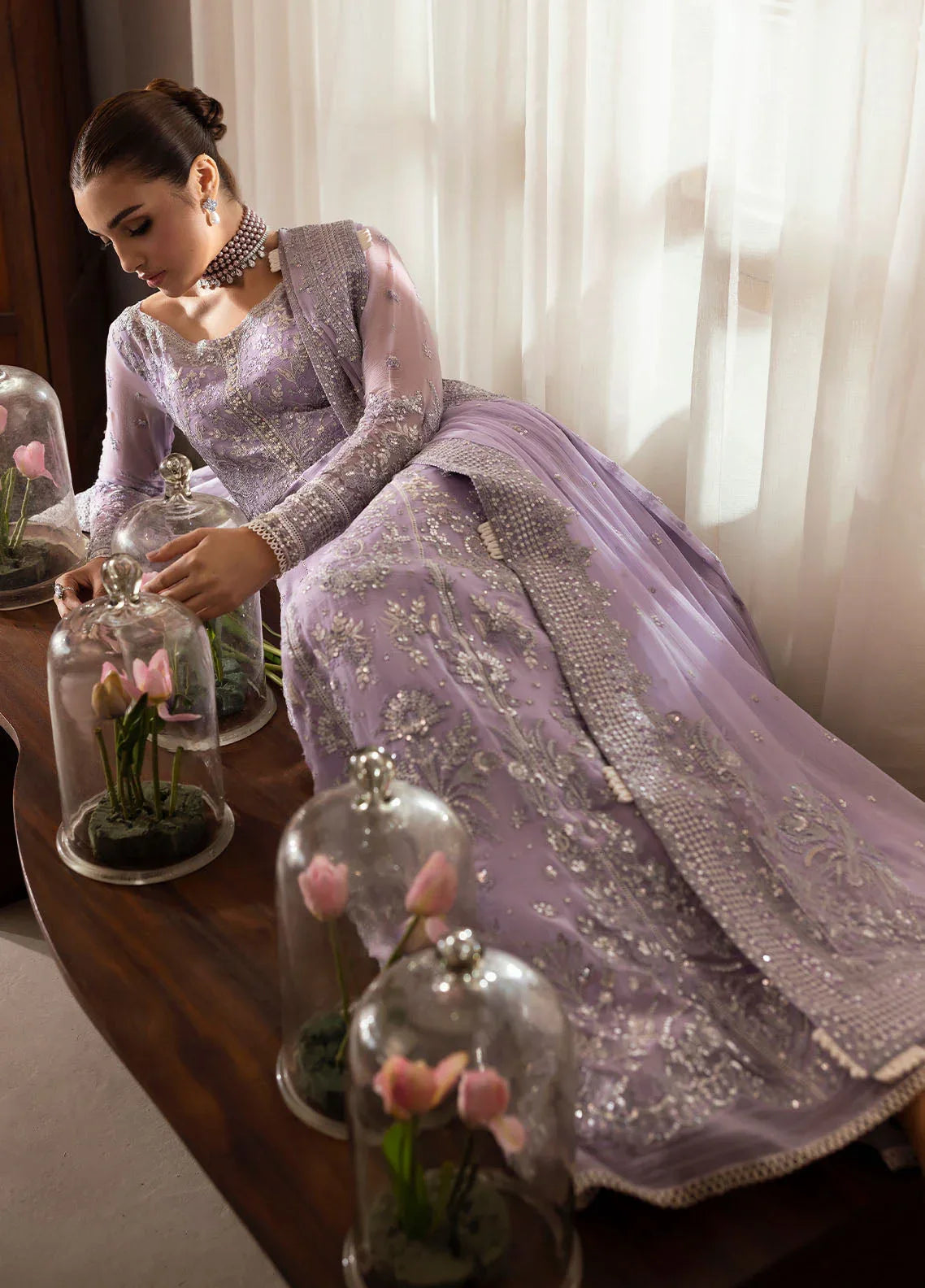 Gulaal | Reverie Embroidered Chiffon | PAREESA - Rang-e-Khaas