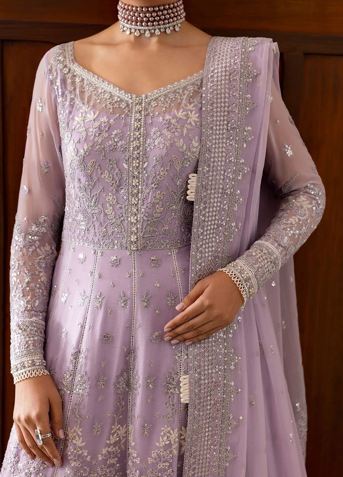 Gulaal | Reverie Embroidered Chiffon | PAREESA - Rang-e-Khaas