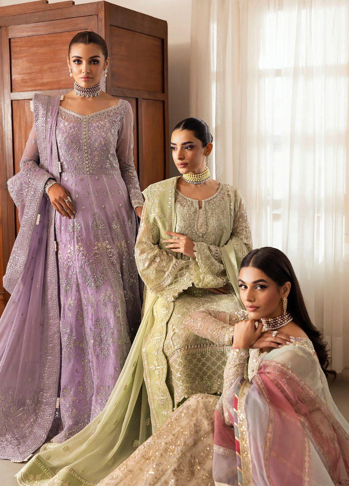 Gulaal | Reverie Embroidered Chiffon | VIRIDA - Rang-e-Khaas