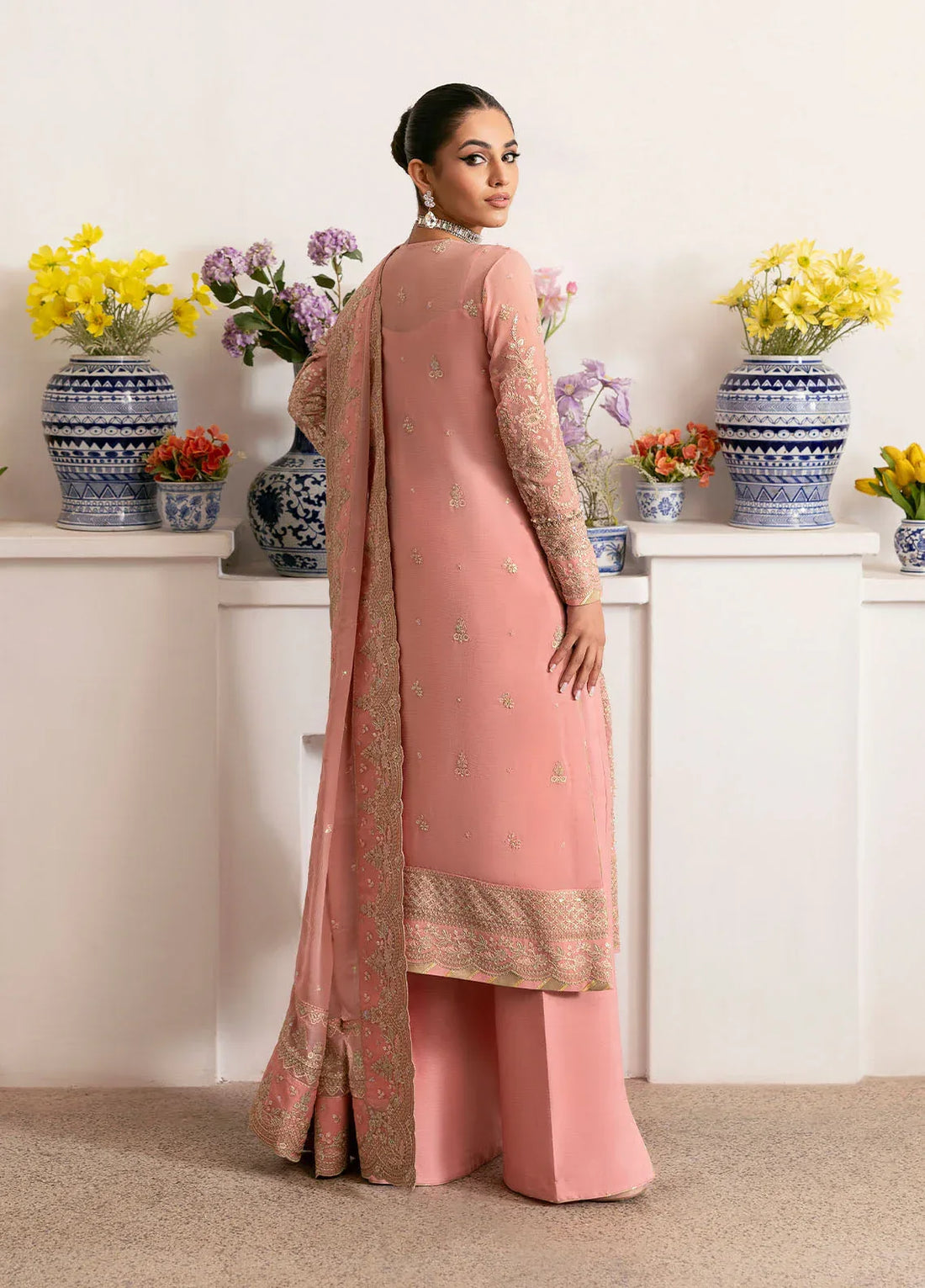 Gulaal | Reverie Embroidered Chiffon | CORALYN - Rang-e-Khaas