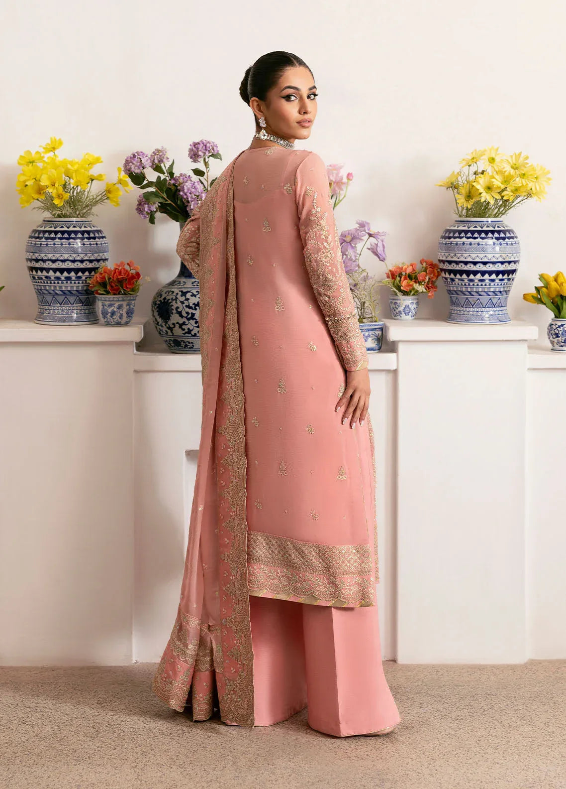 Gulaal | Reverie Embroidered Chiffon | CORALYN - Rang-e-Khaas