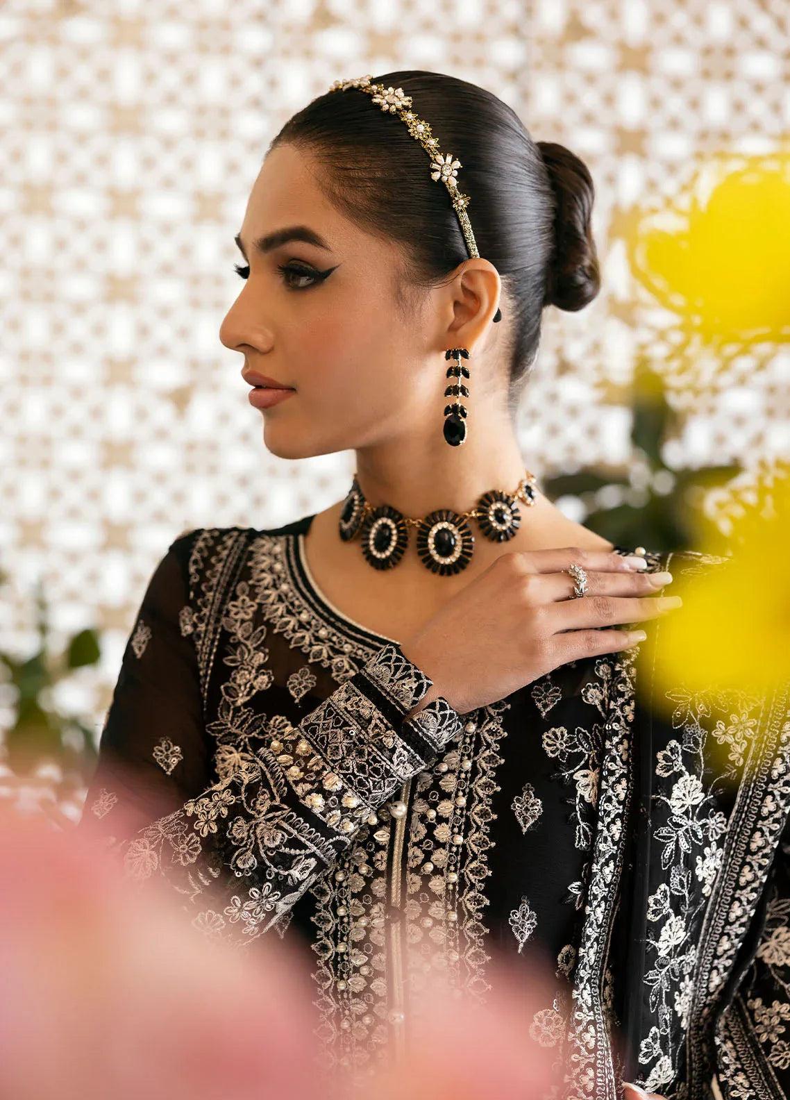 Gulaal | Reverie Embroidered Chiffon | NYRA - Rang-e-Khaas