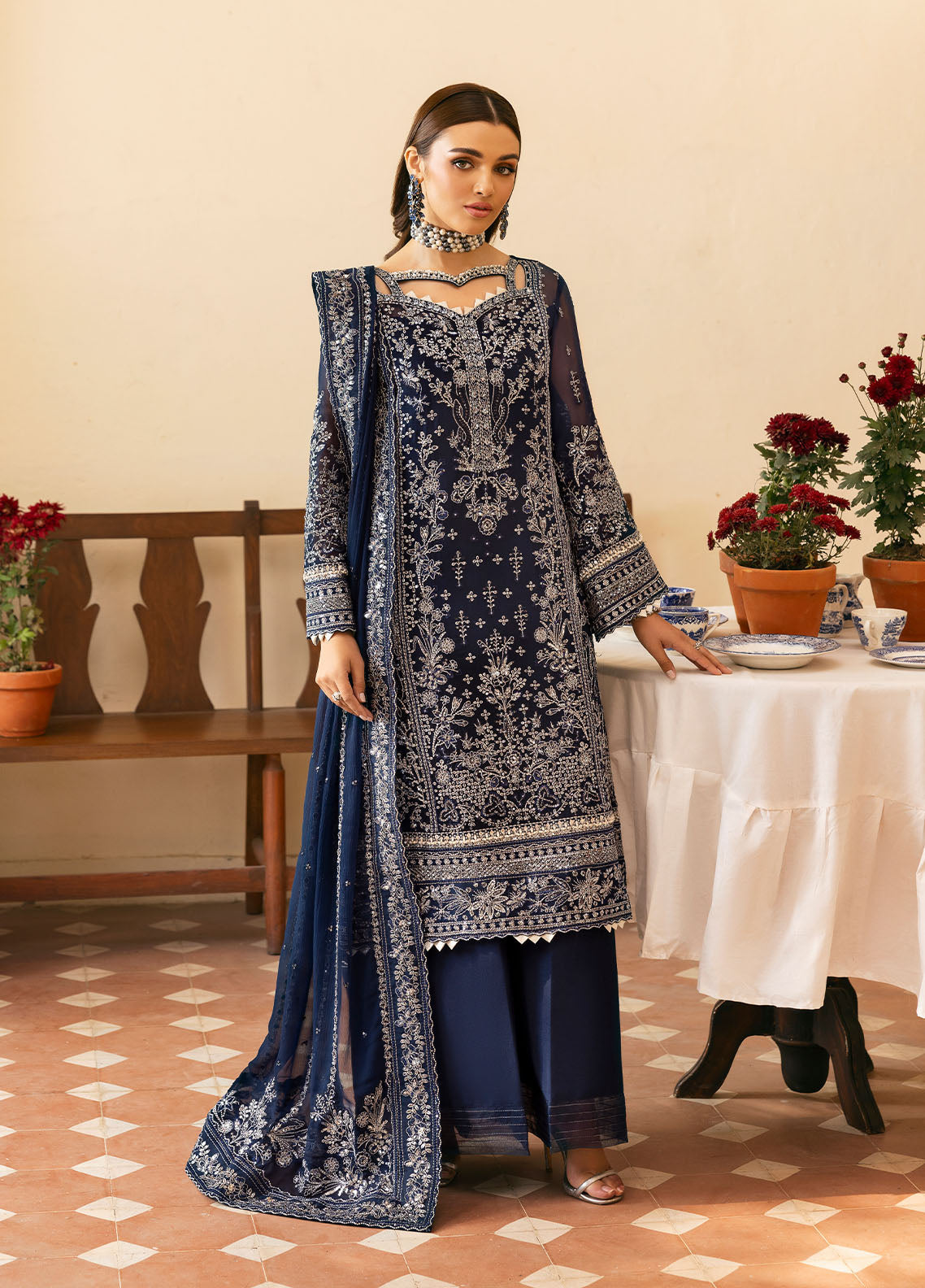 Gulaal | Reverie Embroidered Chiffon | ARISTA - Rang-e-Khaas