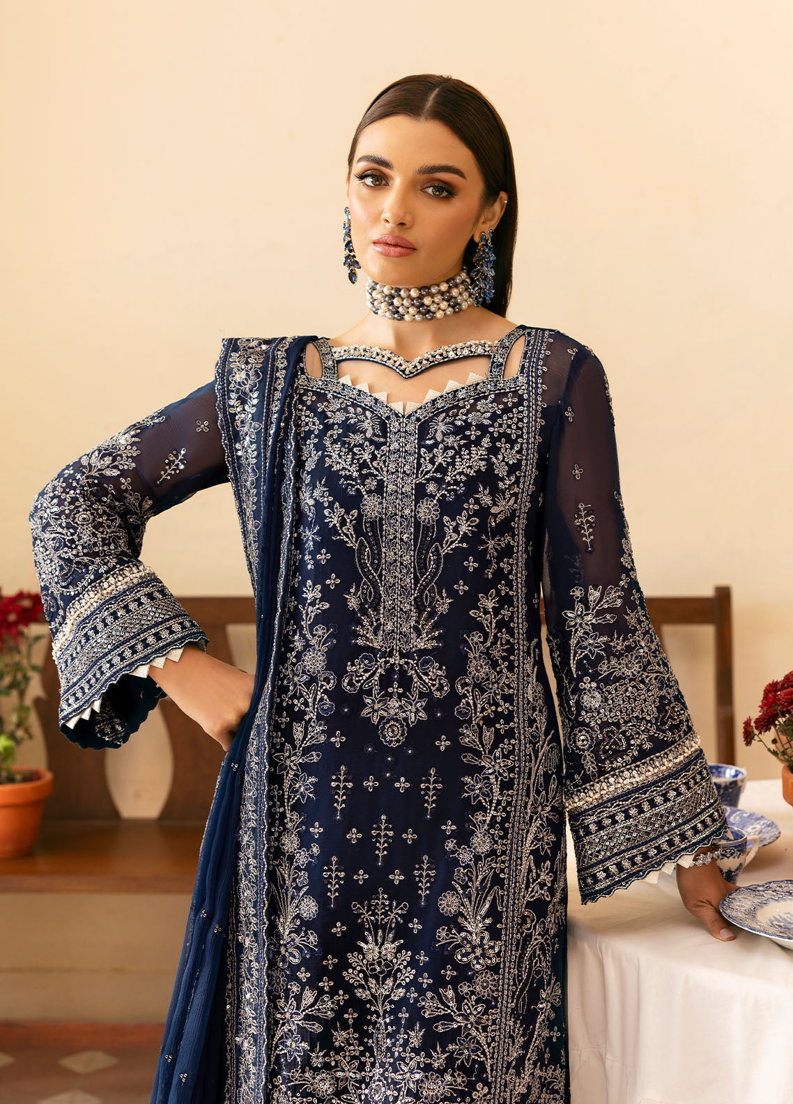 Gulaal | Reverie Embroidered Chiffon | ARISTA - Rang-e-Khaas