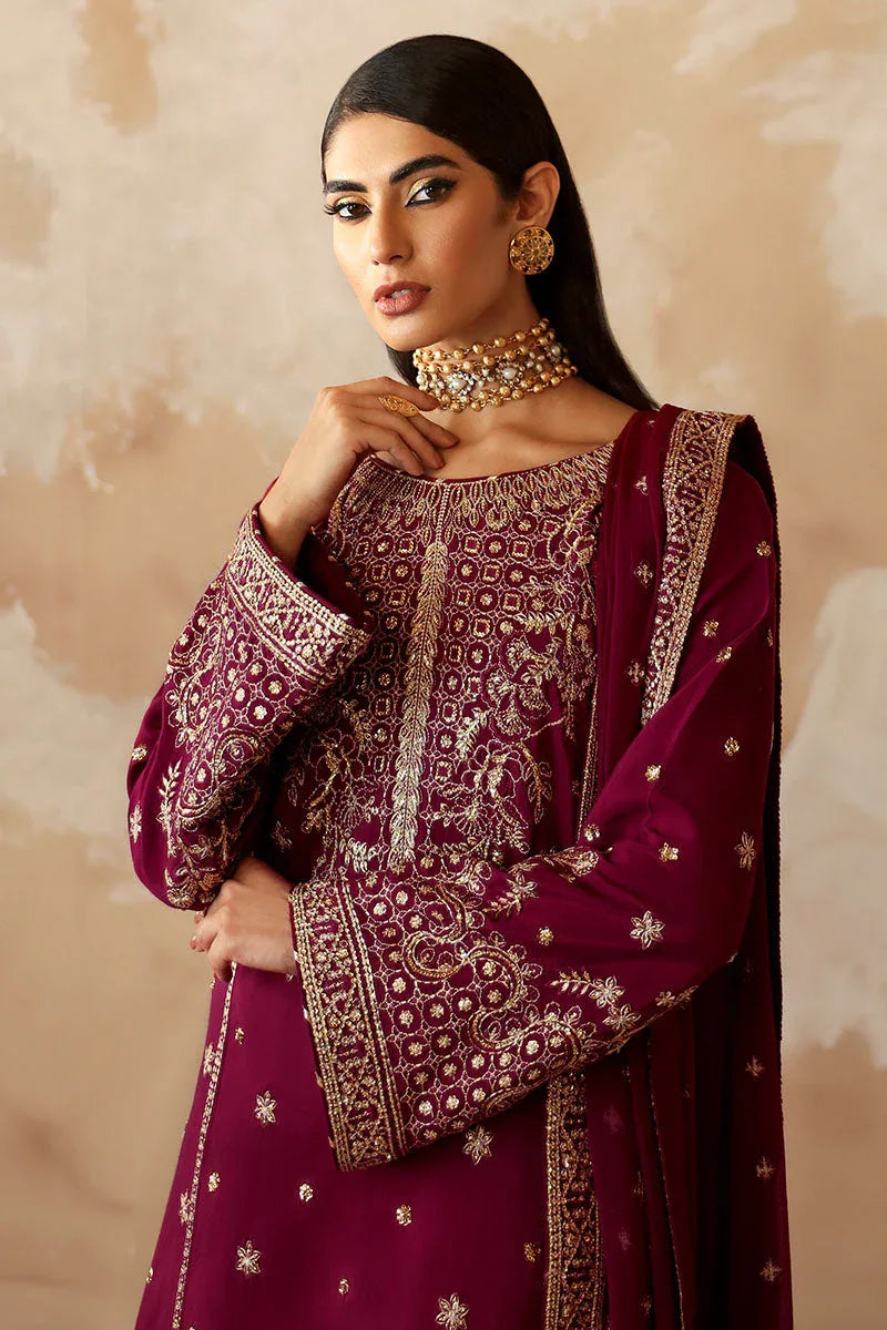 Gulaal | Shehrnaaz Raw Silk | Ramail - Rang-e-Khaas